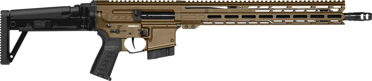 DISSENT Rifle | 6.5 Grendel | 16.1" | Right Side | Midnight Bronze