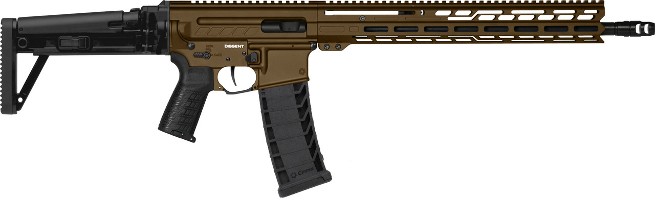 DISSENT Rifle | 9mm Mk4 | 16.1" | Right Side | Midnight Bronze