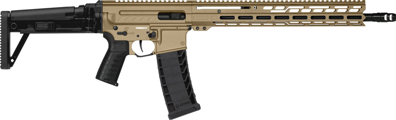 DISSENT Rifle | 9mm Mk4 | 16.1" | Right Side | Coyote Tan