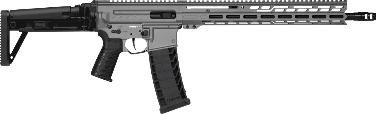 DISSENT Rifle | 9mm Mk4 | 16.1" | Right Side | Tungsten