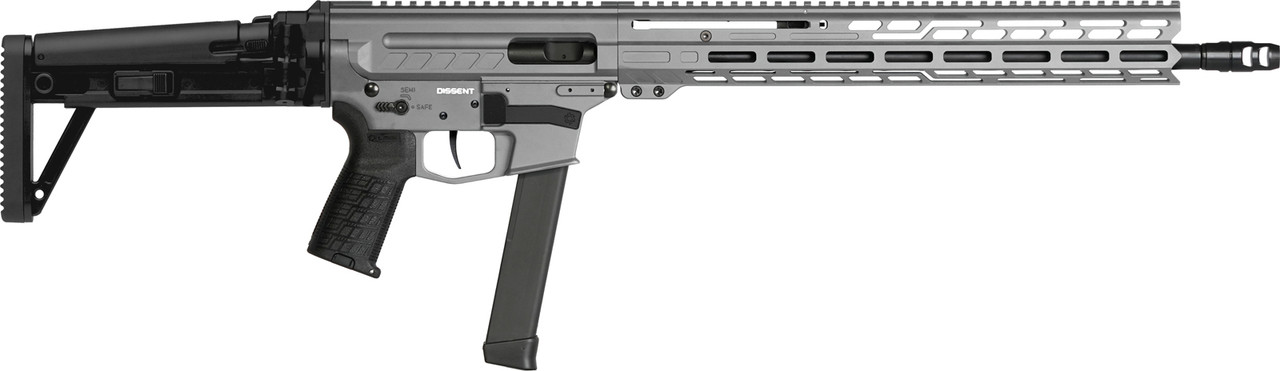 DISSENT Rifle | 9mm MkGs | 16.1" | Right Side | Tungsten