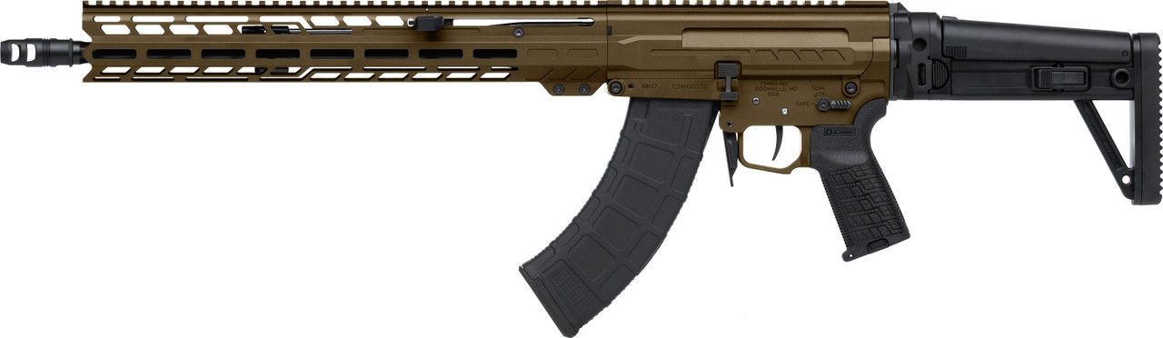 DISSENT Mk47 Rifle | 7.62x39mm | 16.1" | Left Side | Midnight Bronze