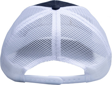 Unknown Hat, Legacy Leather Patch, Navy Blue/White
