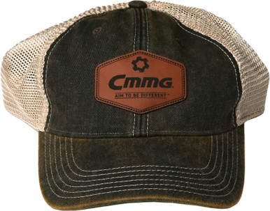 Unknown Hat, Legacy Leather Patch, Black/Khaki
