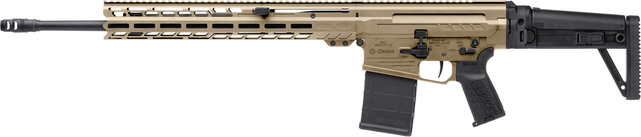 DISSENT Mk3 | Rifle | 20" | 6.5 Creedmoor | Left Side | Coyote Tan