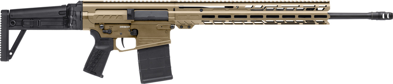 DISSENT Mk3 | Rifle | 20" | 6.5 Creedmoor | Right Side | Coyote Tan