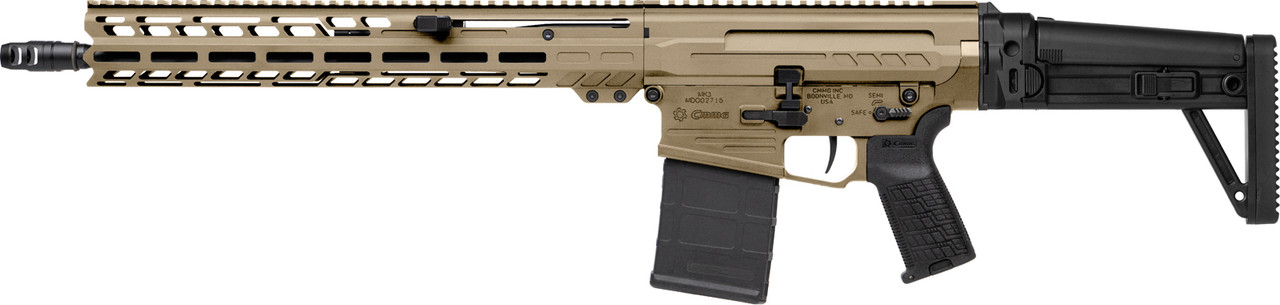 DISSENT Mk3 | Rifle | 16.1" | 8.6 BLK | Left Side | Coyote Tan