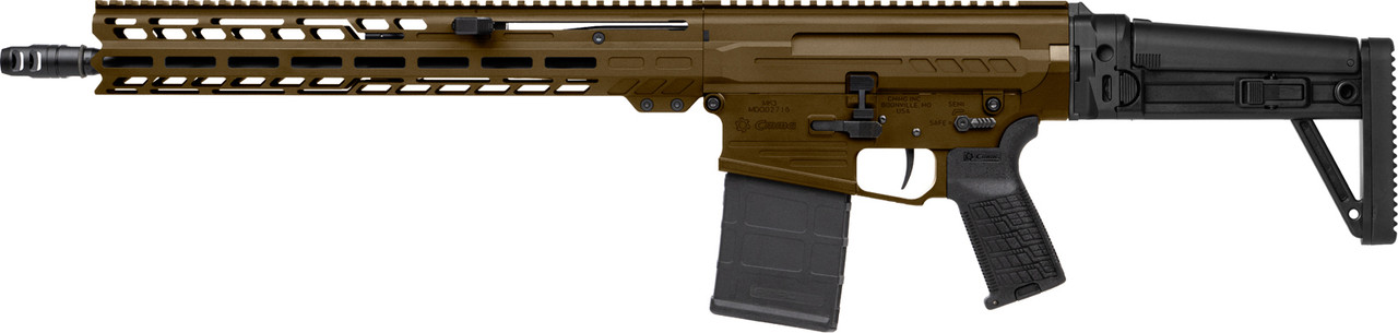 DISSENT Mk3 | Rifle | 16.1" | 8.6 BLK | Left Side | Midnight Bronze