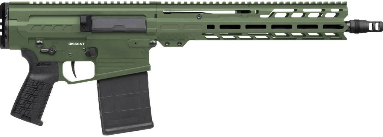 DISSENT Mk3 | Pistol | 16.1" | 8.6 BLK | Right Side | FS Green