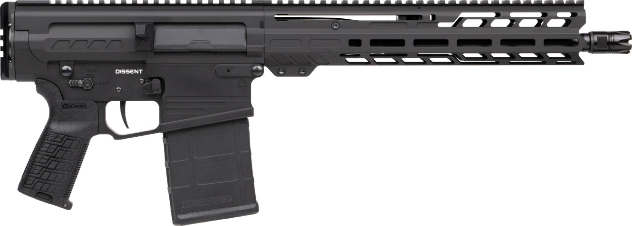 DISSENT Mk3 | Pistol | 16.1" | 8.6 BLK | Right Side | Armor Black