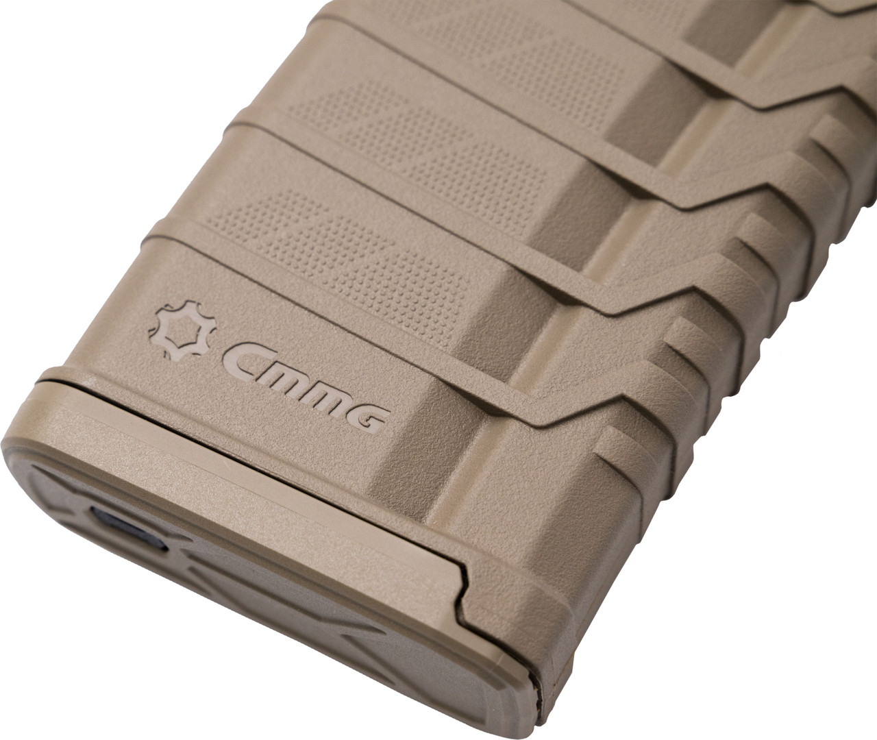 CMMG 5.56mm Magazine | FDE | Baseplate View