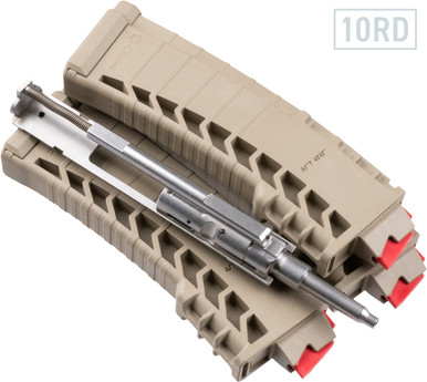 Unknown 22LR AR Conversion Kit, Bravo, w/3 10rd mags, FDE