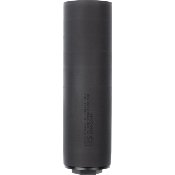 CMMG ZEROED 556K compact suppressor for 5.56mm, 5.5-inch K-size silencer, full-auto rated