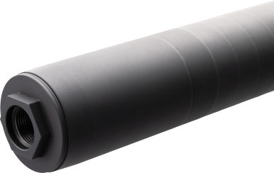 CMMG ZEROED 556 suppressor for 5.56mm rifles, 6.5-inch nitride finish, HUB mount compatible