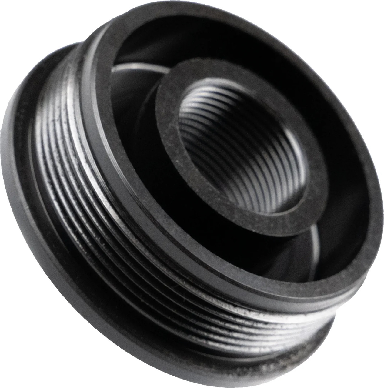 .578"-28 Direct Thread Suppressor Mount | 1.375"-24 HUB Compatible | Angle view inner