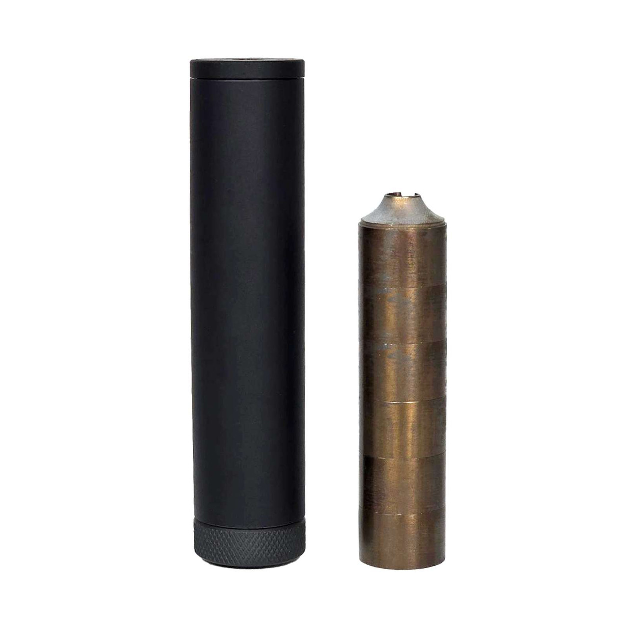 CMMG ZEROED 22K compact rimfire suppressor, 4.5-inch K-size .22 LR silencer, 1-inch diameter