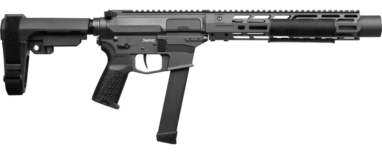 Pistol, Suppressed ZEROED BANSHEE, MkGs, 9MM, 6.5
