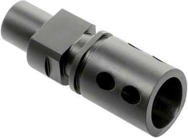 Flash Hider, P90 Style, M12 x 1 LH