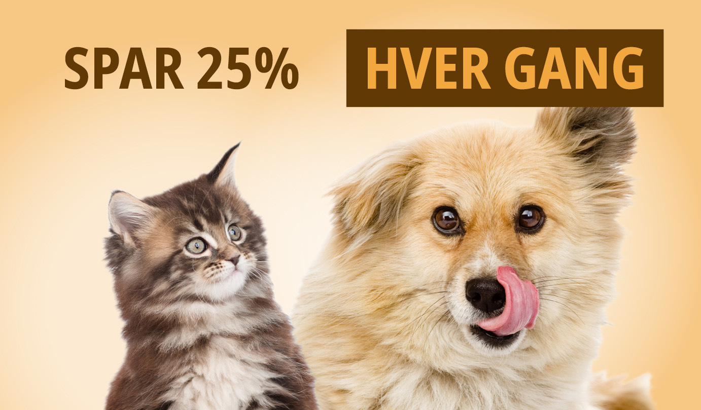 Spar 25% med Dyrefamilien