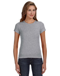 Anvil Ladies' 1x1 Baby Rib Scoop T-Shirt