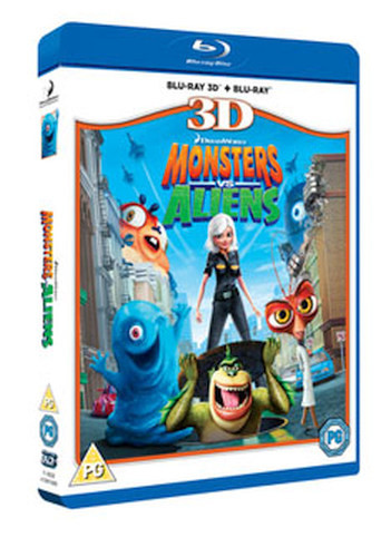 MONSTERS VS ALIENS 3D BLU-RAY (UK) BLU-RAY