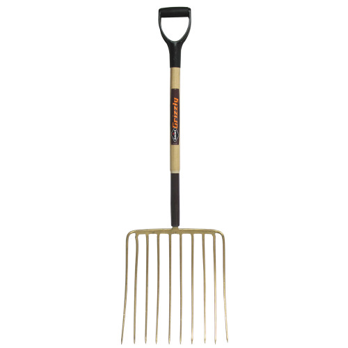Ames Gold 10 Tine Ensilage Fork With D Grip Handle 16 Inch 055636781366