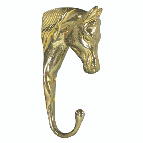 Horse And Livestock Prime Brass 3-d Horse Shaped Hanger 5 Inch 754888016584