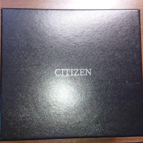 Citizen Exceed EBG74-5071 Date Box Eco-Drive Solar Mens Watch Authentic Working