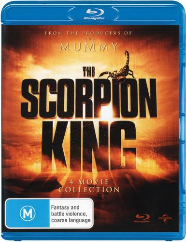 THE SCORPION KING 1 - 4 (THE SCORPION KING/ TSK 2: RISE OF A WARRIOR/TSK 3: