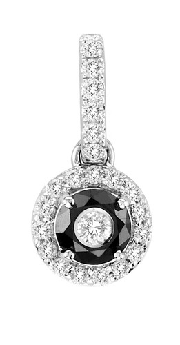 Tuxedo Pendant with Black & White Diamond (.75ct)