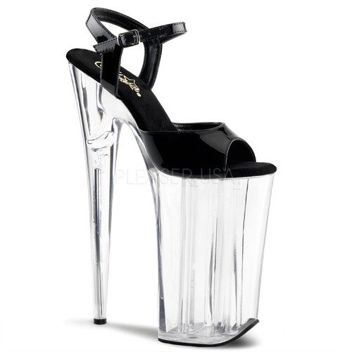 10" Sexy Stripper Heel 6 1/4" Platform Ankle Strap Sandal BEYOND-009 MyStripperCloset.com