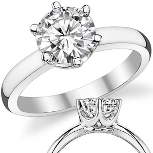 14k Gold Diamond Solitaire Engagement Ring .75ct (3/4ct)
