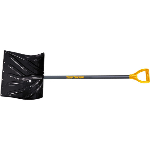 Ames Steel/wood Poly Snow Shovel - Steel Handle 18 Inch 049206162723