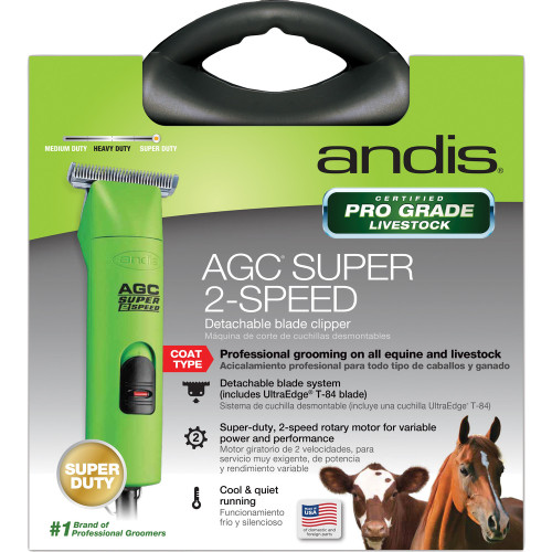 Andis Green Super 2-speed Detachable Blade Clipper T-84 Blade 3400-4400 Spm 040102232053