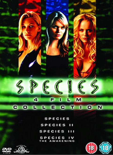 SPECIES 1-4 COLLECTION BOXSET (UK) DVD
