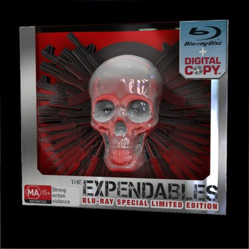 THE EXPENDABLES (BLU-RAY/DIGITAL COPY) (SPECIAL LIMITED EDITION SKULL) (2010)