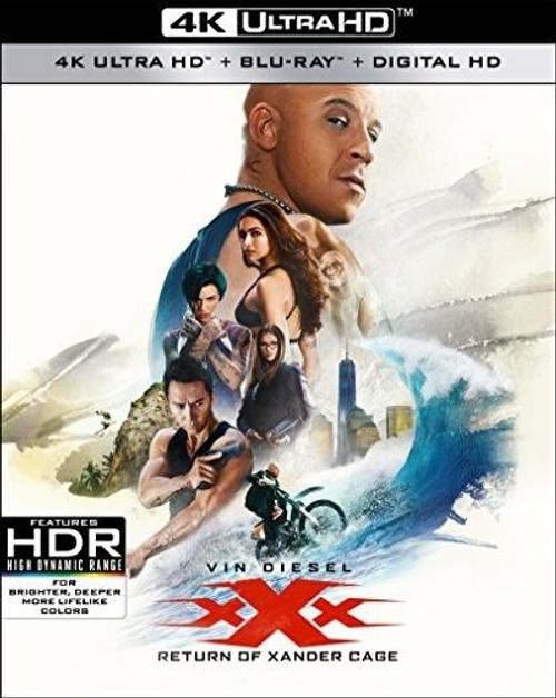 XXX: RETURN OF XANDER CAGE 4K BLURAY