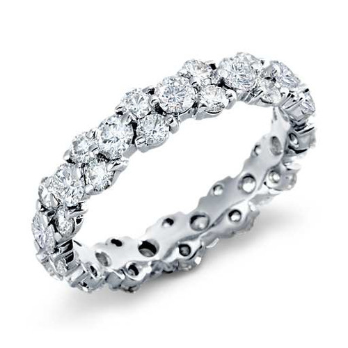 Diamond Eternity Ring set in 14k White Gold (2.5ct tw.)