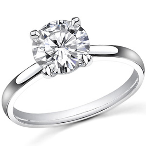 14k Gold Diamond Solitaire Engagement Ring 1.50ct