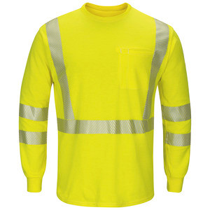 Bulwark Hi Vis Long Sleeve T-Shirt (Allow 3-5 weeks)
