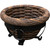 Panacea Espresso Brown Tuscan Resin Wicker Planter W/stand 14 Inch 093432823347