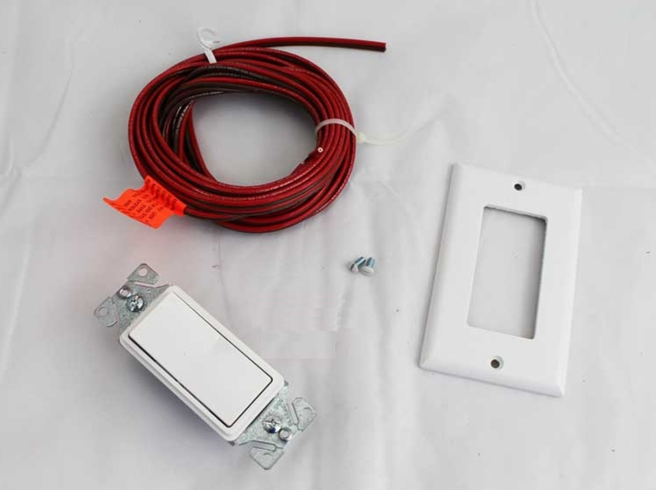 fire place Wall Switch Kit White 