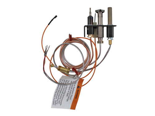 Heat N Glo & Royal Gas Fireplace Pilot Assembly w/Tube - NG (446-510A)