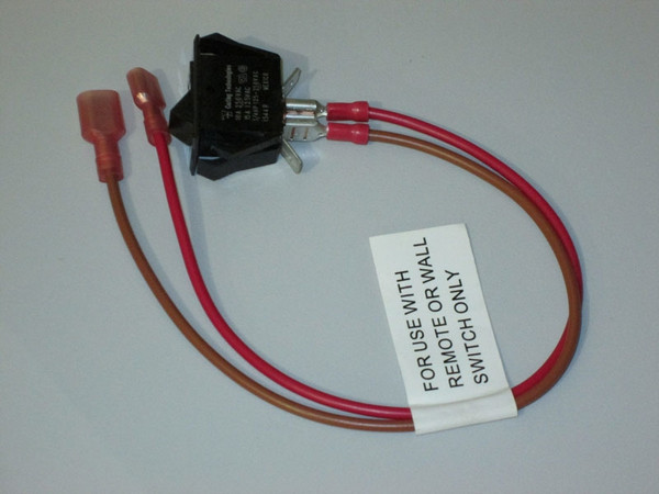 Heat N Glo On/Off Rocker Switch w/Wires (060-521A)