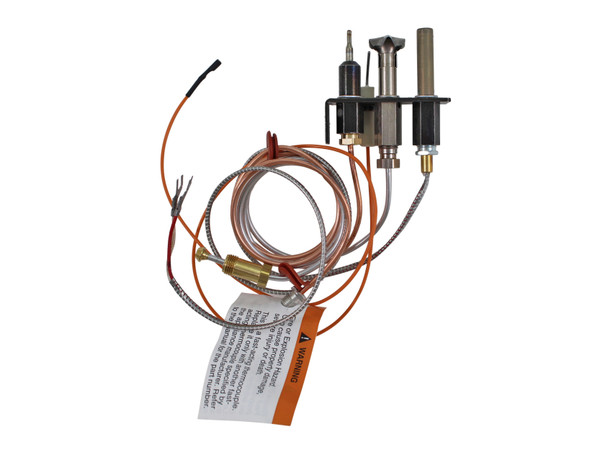 Heat N Glo & Royal Gas Fireplace Pilot Assembly w/Tube - NG (446-510A)