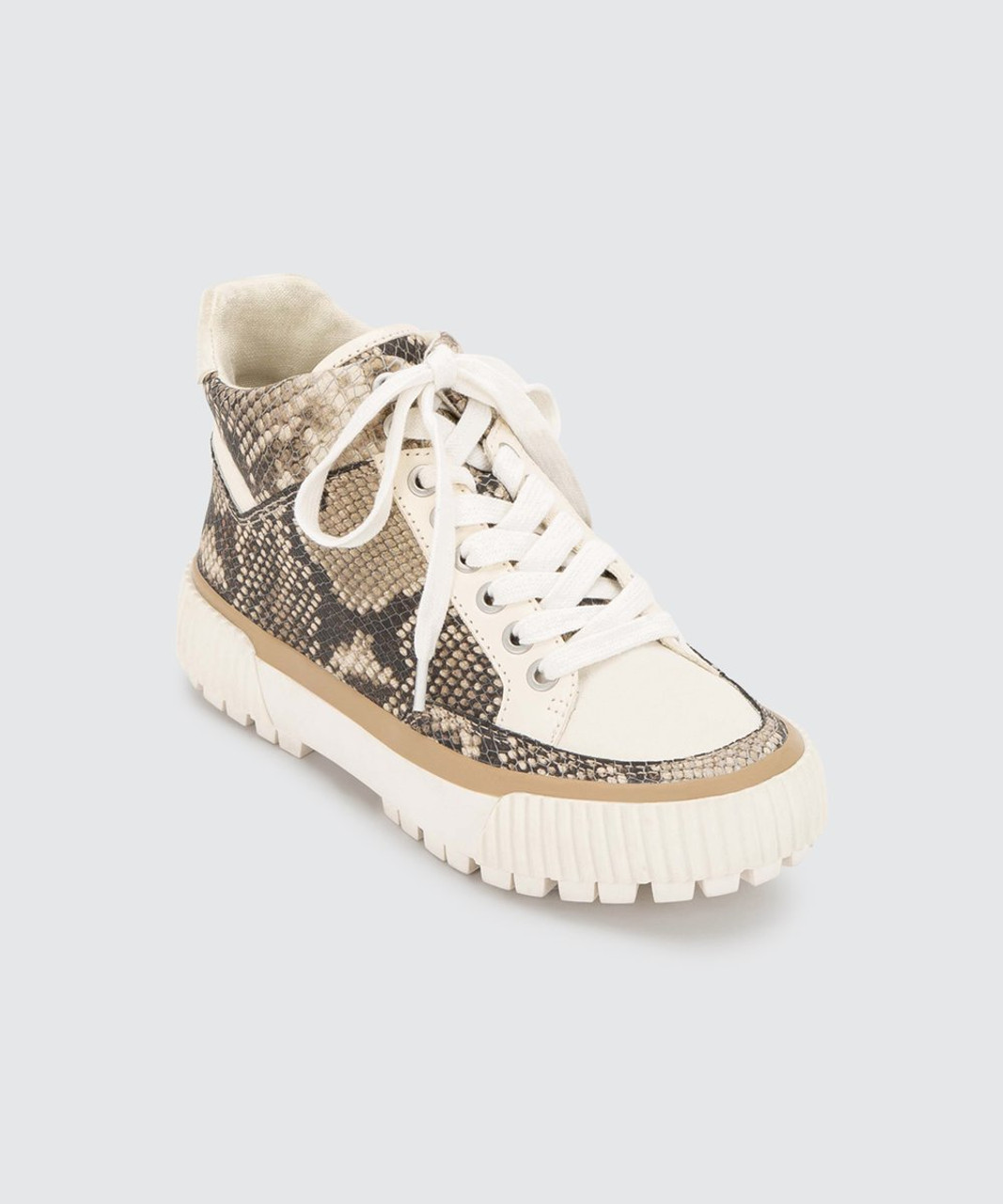 white snake sneakers