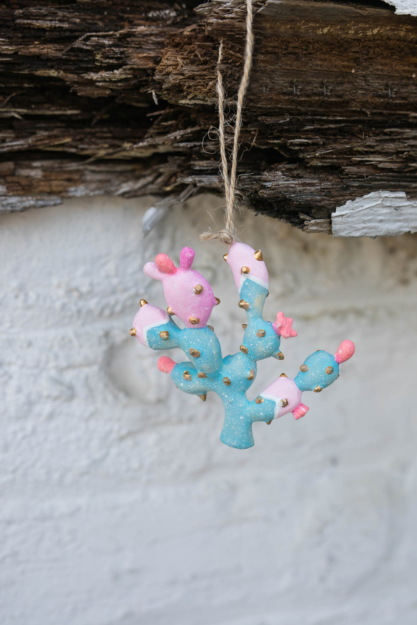 Cactus Resin Ornament