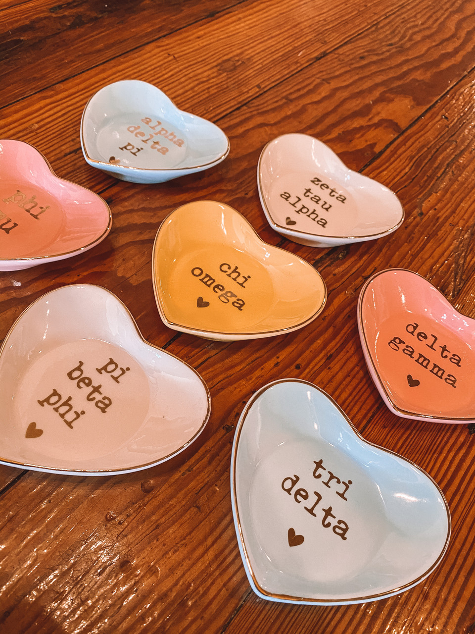  Sorority Shop Pi Beta Phi Jewelry Dish - Heart-Shaped