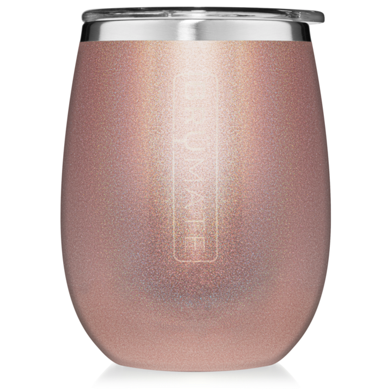 Brumate 14 oz Insulated Wine Tumbler Uncork'd - Glitter Pink