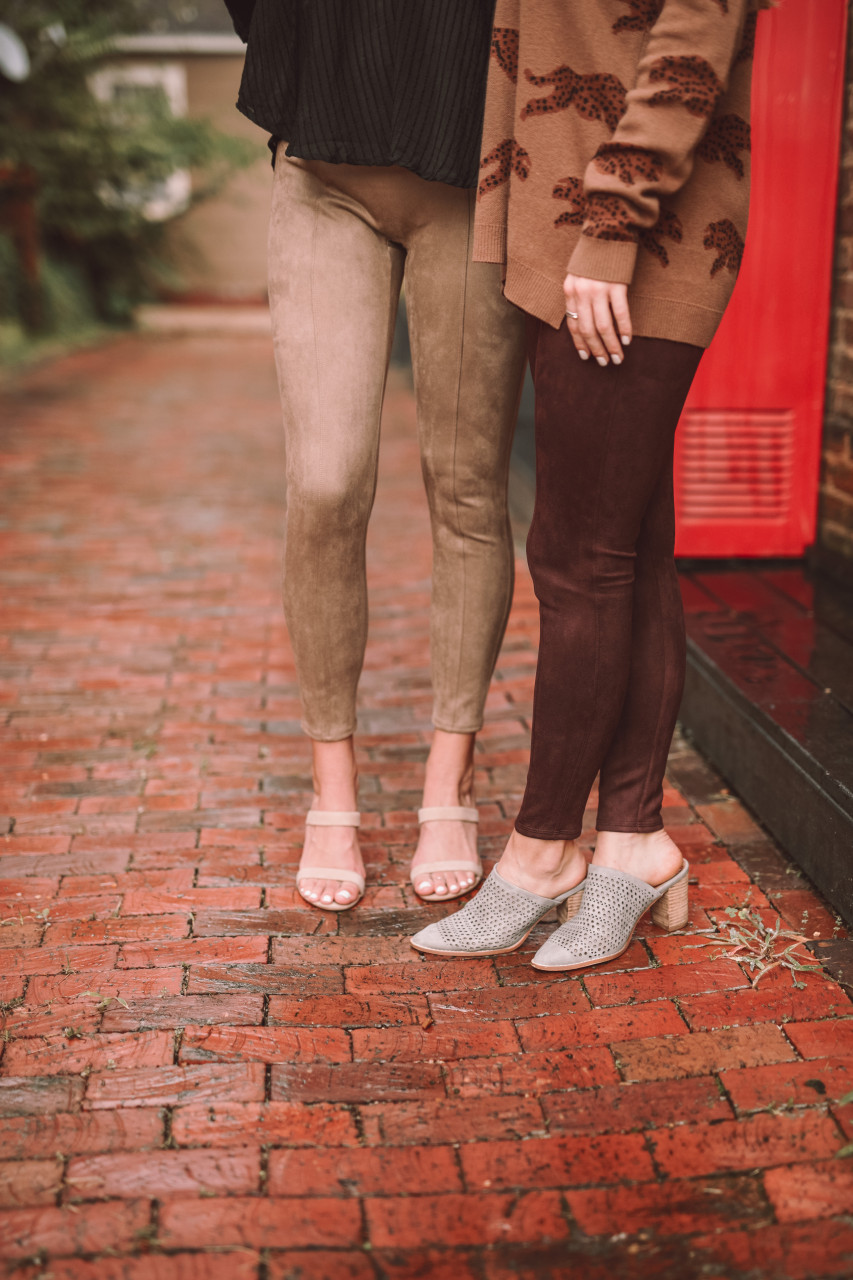 Faux Suede Leggings - L.A. Green
